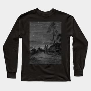 High Resolution Gustave Doré Illustration Dante Leaves the Dark Wood Long Sleeve T-Shirt